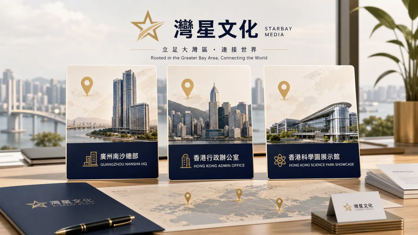 灣星文化南沙與香港據點
